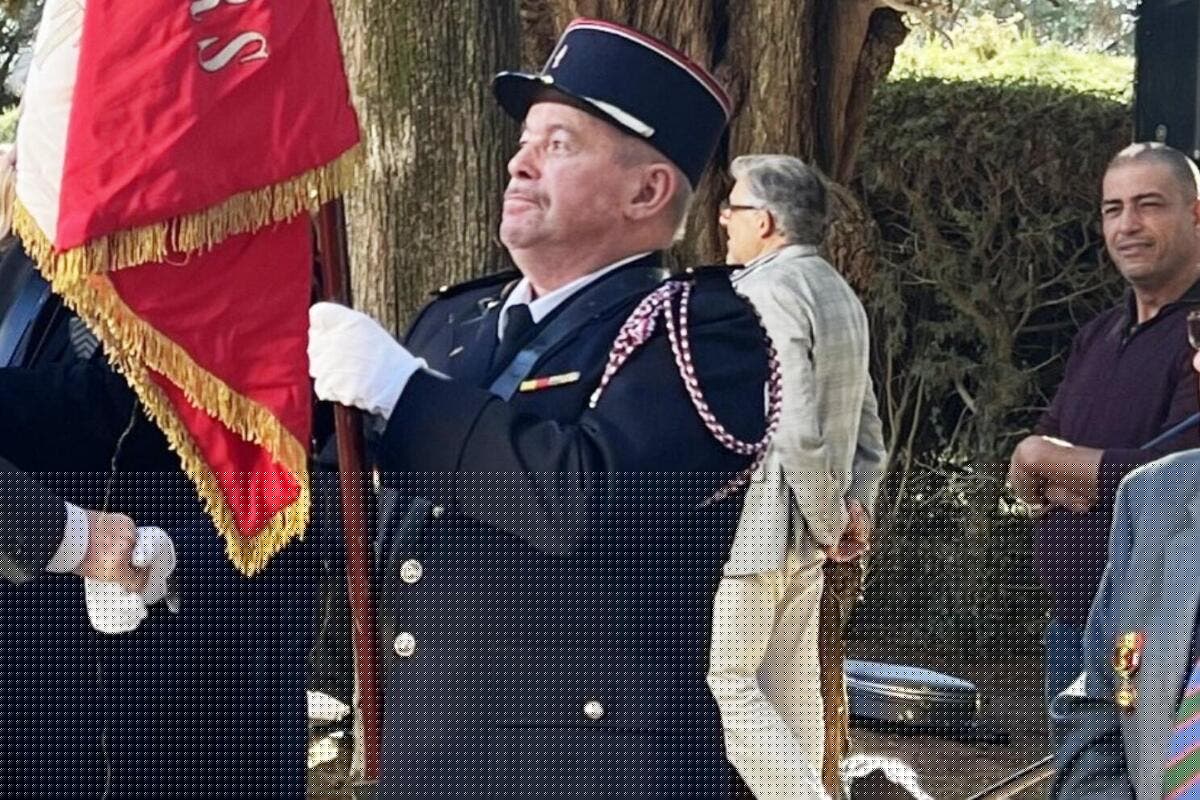 La caserne des sapeurs-pompiers de Roquefort-les-Pins perd son porte-drapeau José Mercier