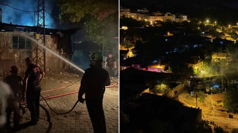 Çankırı’da alevlere teslim olan ev küle döndü