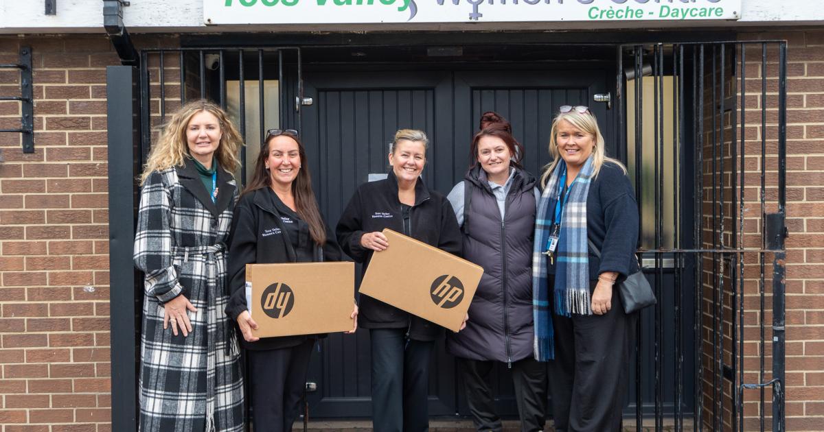Donation of laptops helping North East women take steps towards career goals