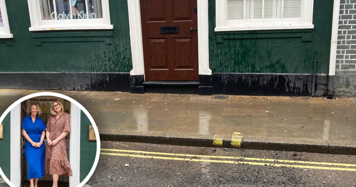 Businesses call for buildings to be protected from pothole debris
