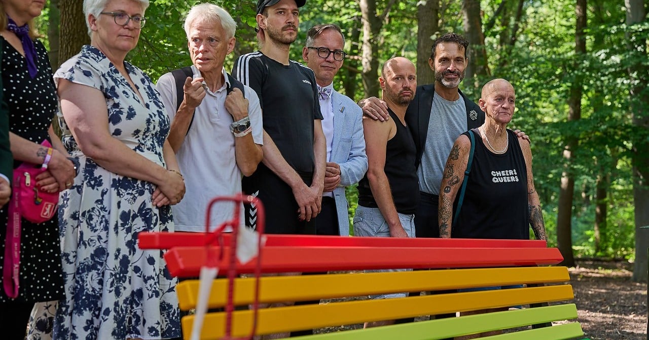 Maple Tree and Rainbow Bench Recall Terror at Pride Parade