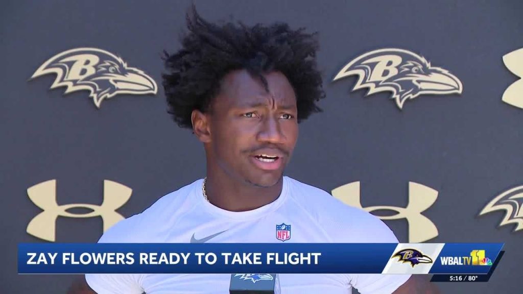 Ravens training camp spotlights Zay Flowers and Lamar Jackson
