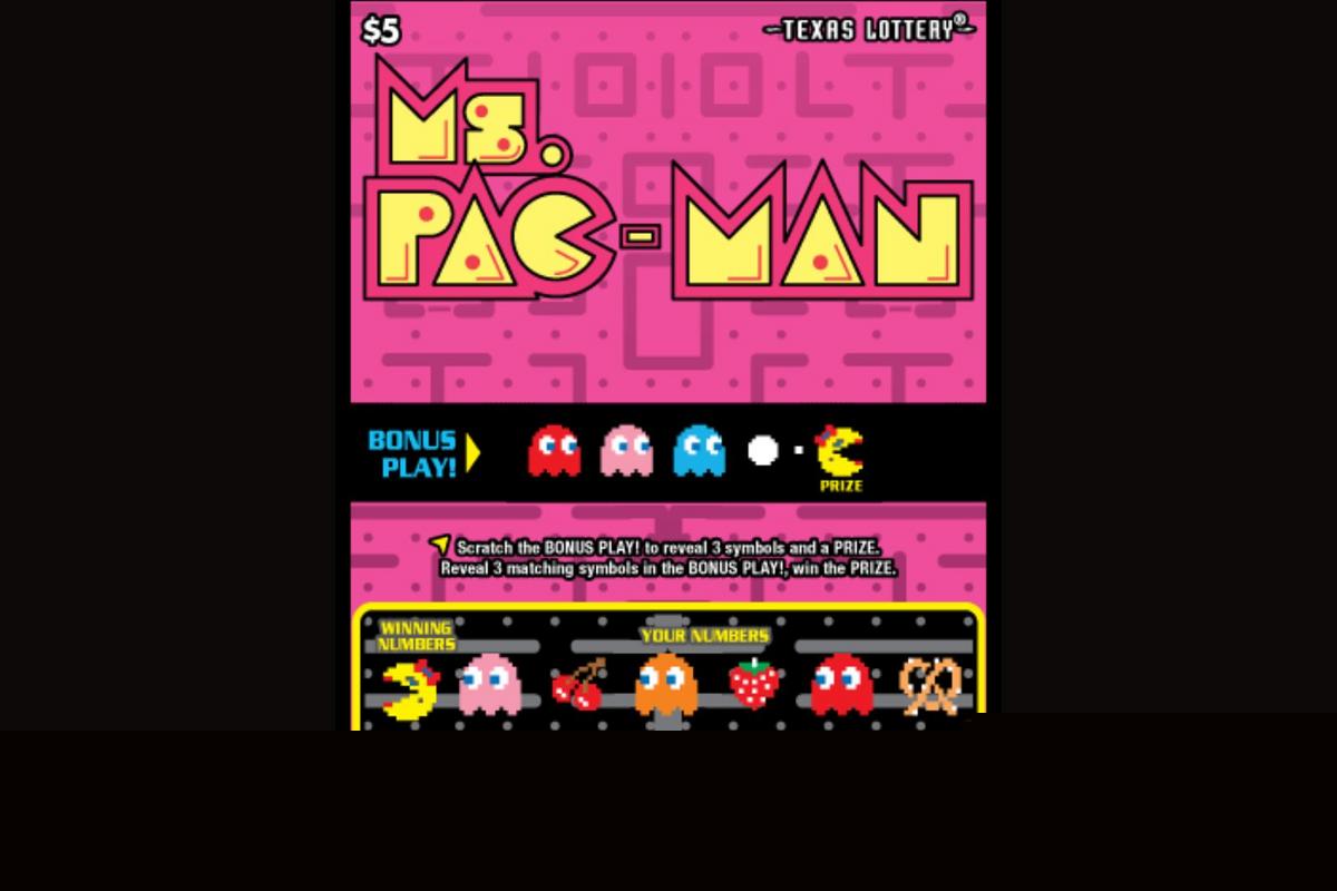 Odds On The New $5 Ms. Pac-Man Texas Lottery Scratch-Off