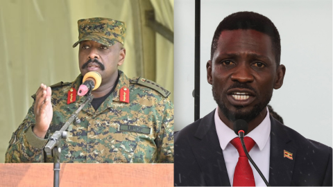 Muhoozi Posts Photo of Bobi Wine’s Wife After Military Raid