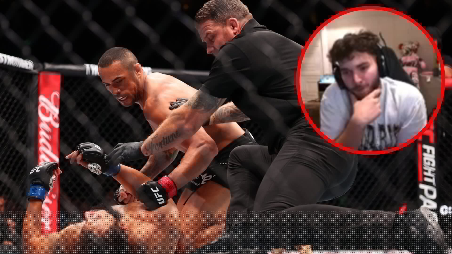Adin Ross crashes out after losing near $800,000 UFC bet in the final fight of his five-bout combo