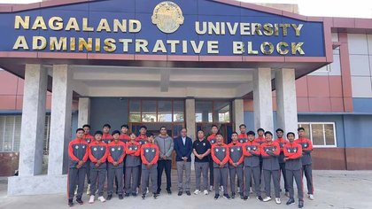 Nagaland University to compete in All India Inter-University Football Tournament
