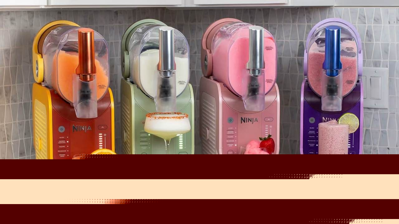 5 slushie makers to add to your summer hosting set-up, featuring Ninja, Tower, Cuisinart and more