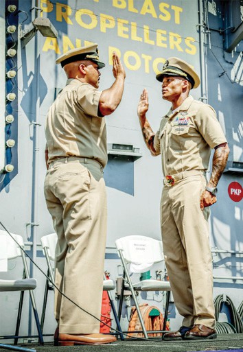 Waynesboro’s first U.S. Navy Limited Duty Officer