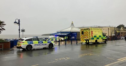 Police and lifeboat attend incident as witness says 'something wasn't right'