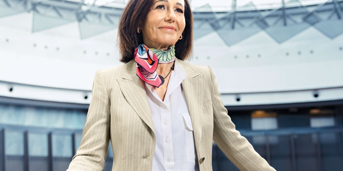 Ana Botín runs a bank with more customers than JPMorgan Chase or Bank of America—and says her job takes the discipline of an Olympic athlete