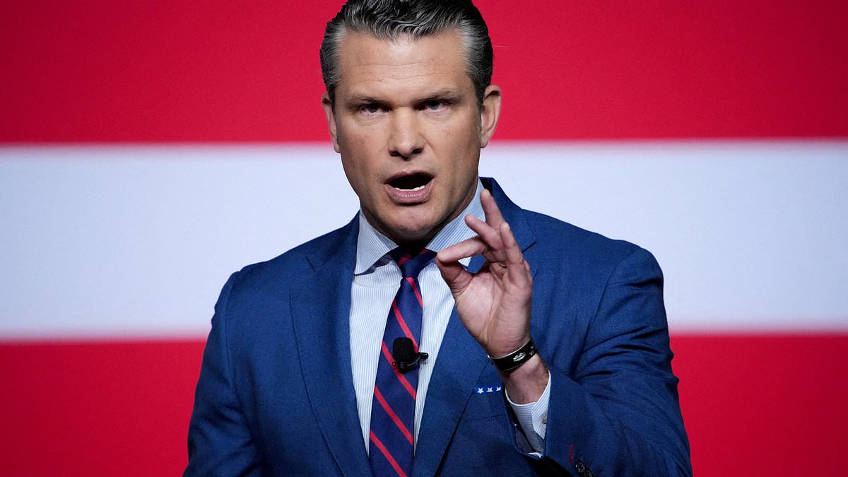 Pete Hegseth abruptly sacks top Navy aide