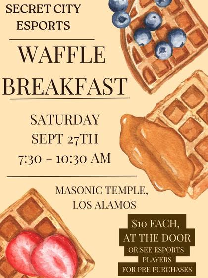 Secret City Esports Fundraiser Waffle Breakfast Is Sept. 27 At Masonic Lodge