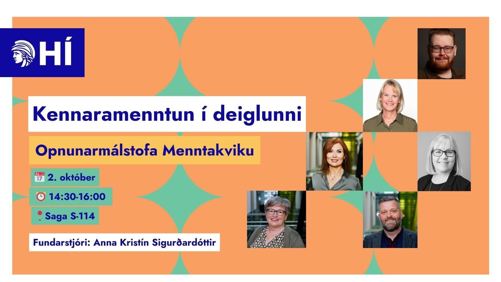 Bein út­sending: Opnunar­mál­stofa Mennta­kviku - Kennara­menntun í deiglunni