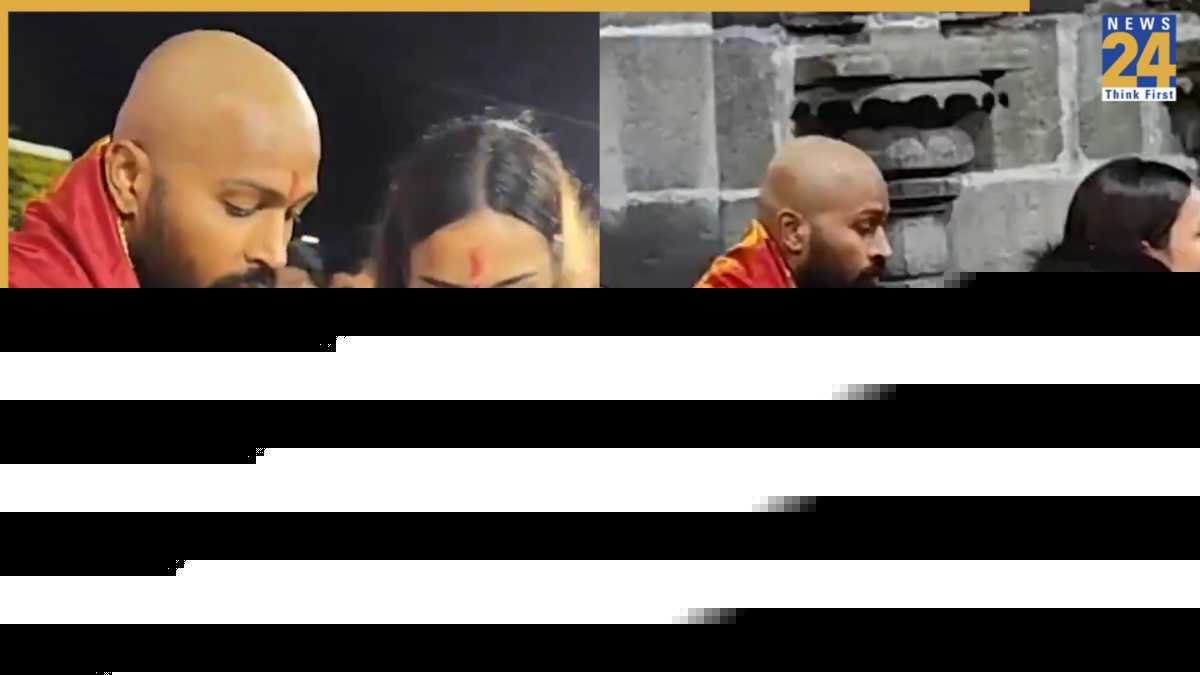 WATCH: Hardik Pandya shaves his head amid MI-CSK IPL trade rumors, visits Venkateswara Swamy Temple with girlfriend Mahika Sharma