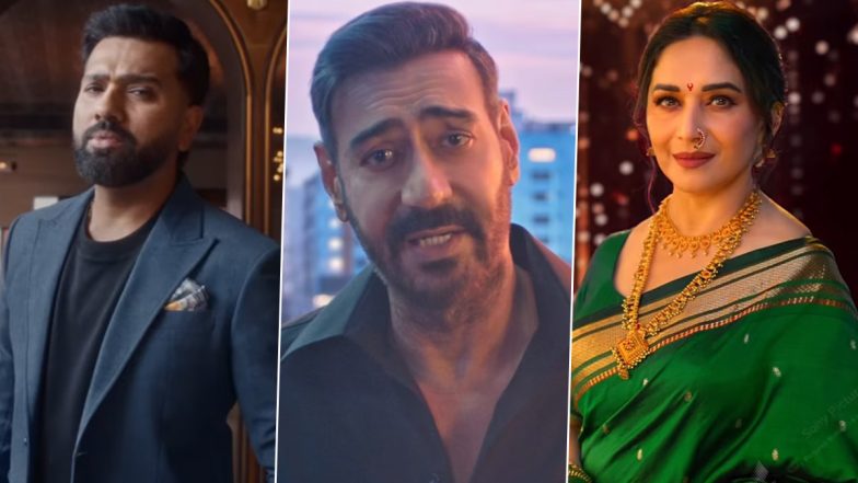 Bollywood Stars Ajay Devgn, Madhuri Dixit and Cricket Icon Rohit Sharma Headline Sony Pictures India’s Mega Festive Season Slate