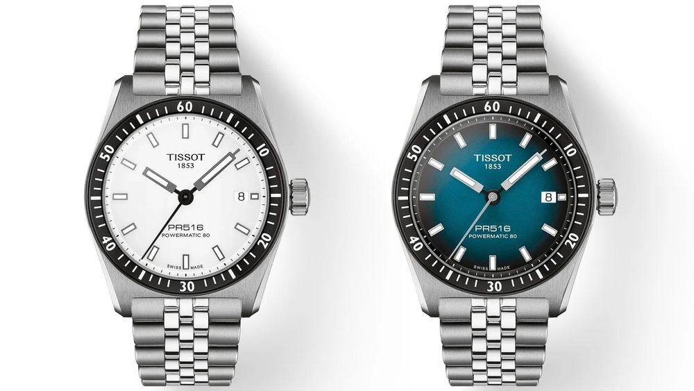 Tissot adds two fresh dial colours to the PR516 38 mm Powermatic 80