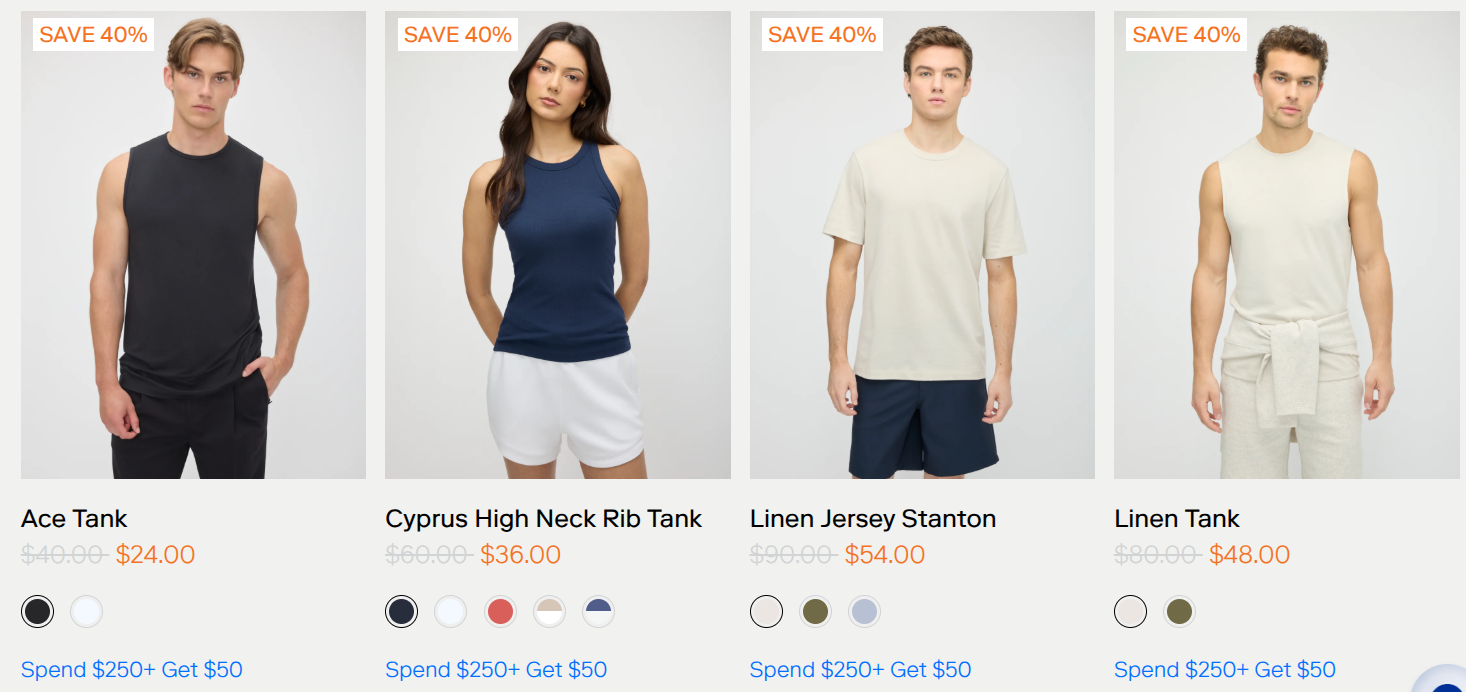 Kit + Ace Canada: Summer Styles up to 60% off + $50 Voucher When You Spend $250 or More
