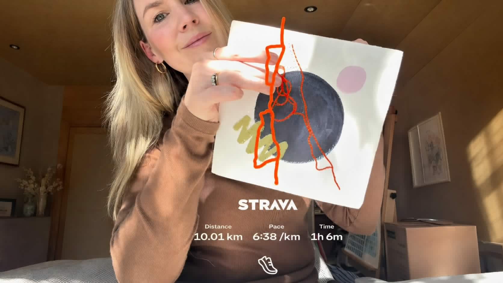This runner is turning 1,000 km of Strava data into 100 original artworks