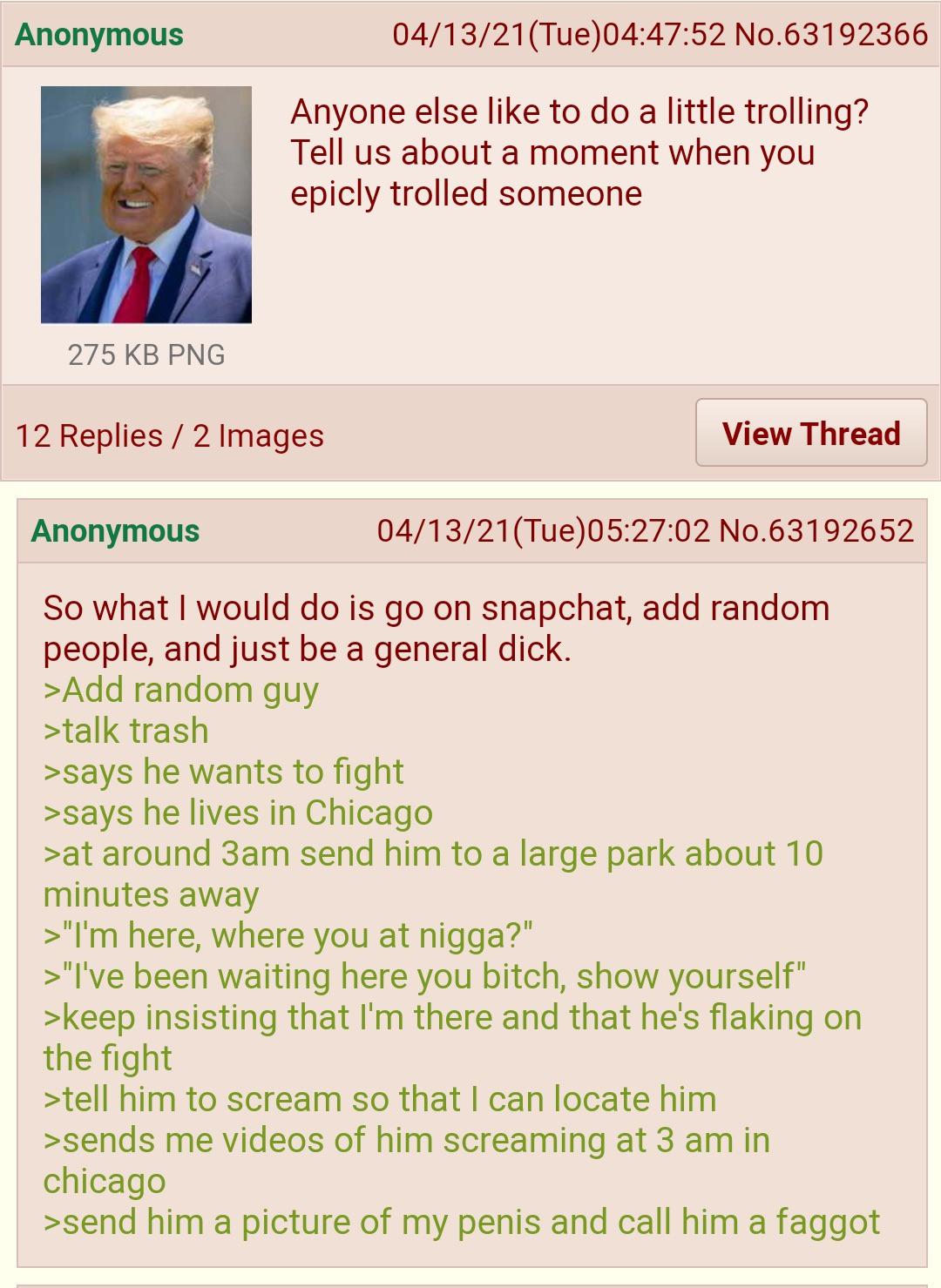 Greentext Stories - Anon does a little late night trolling | /r/Greentext