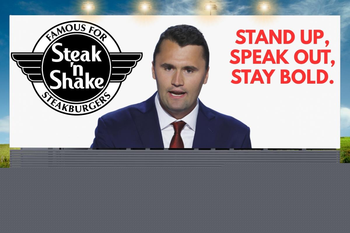 Georgia Steak ’n Shake Owner’s Charlie Kirk Billboard Sparks National Attention