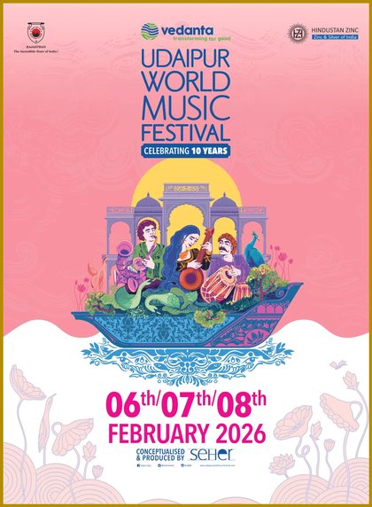 Vedanta Udaipur World Music Festival 2026 to Feature Top Indian, Global Artists