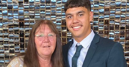 Nan's promise to her teenage grandson as he begins his professional footy career