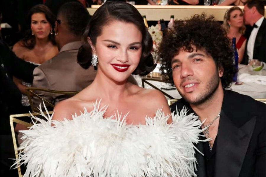 Judge the Jewels: Selena Gomez and Benny Blanco Were a Dazzling Diamond Duo at Golden Globes