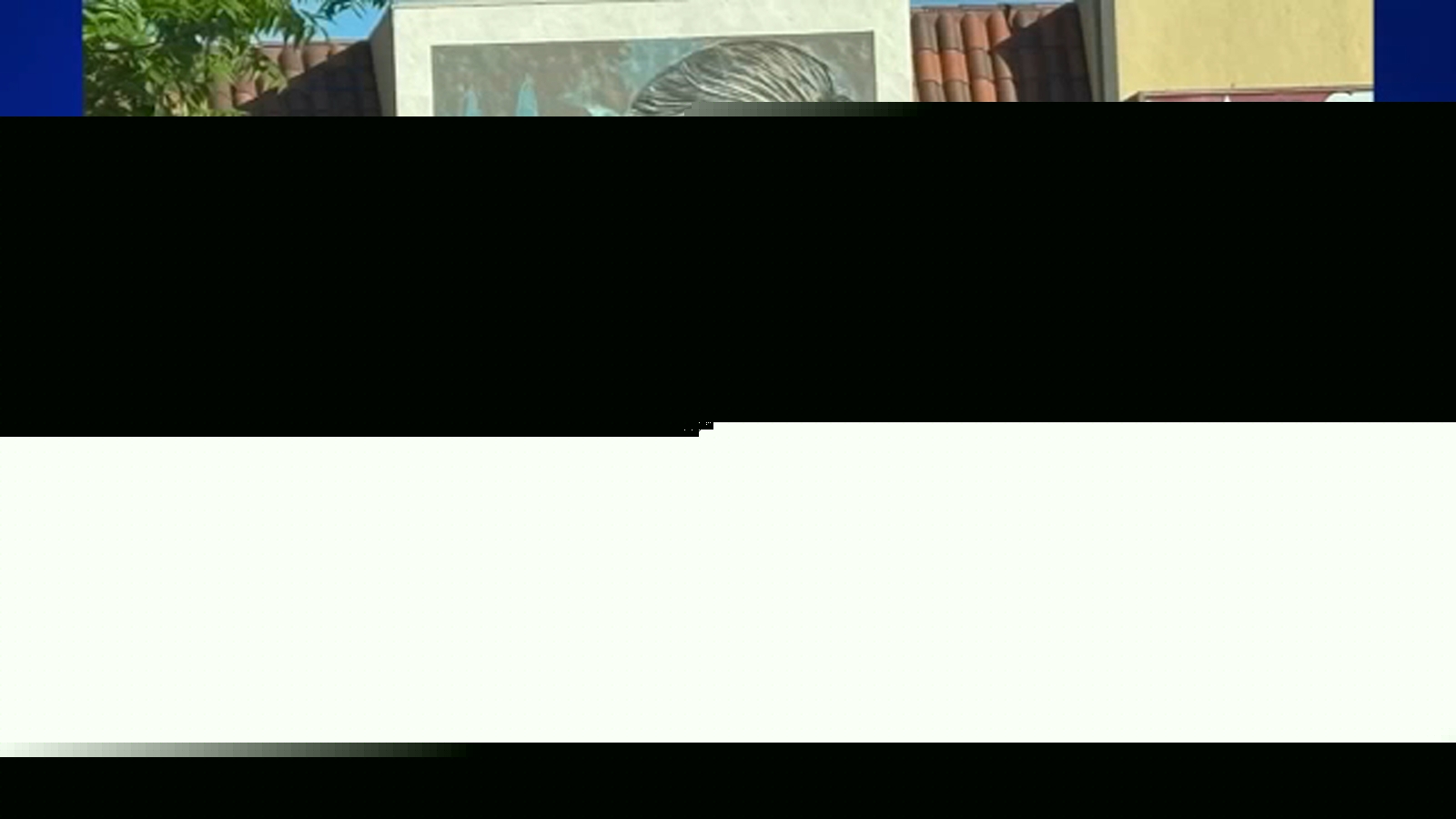 Mural of Cesar Chavez in Downtown Fresno removed