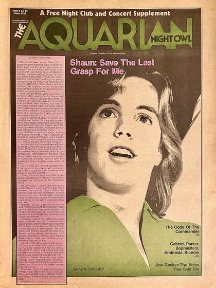 Comment on #THROWBACK: Shaun Cassidy, September 6, 1978 by William
