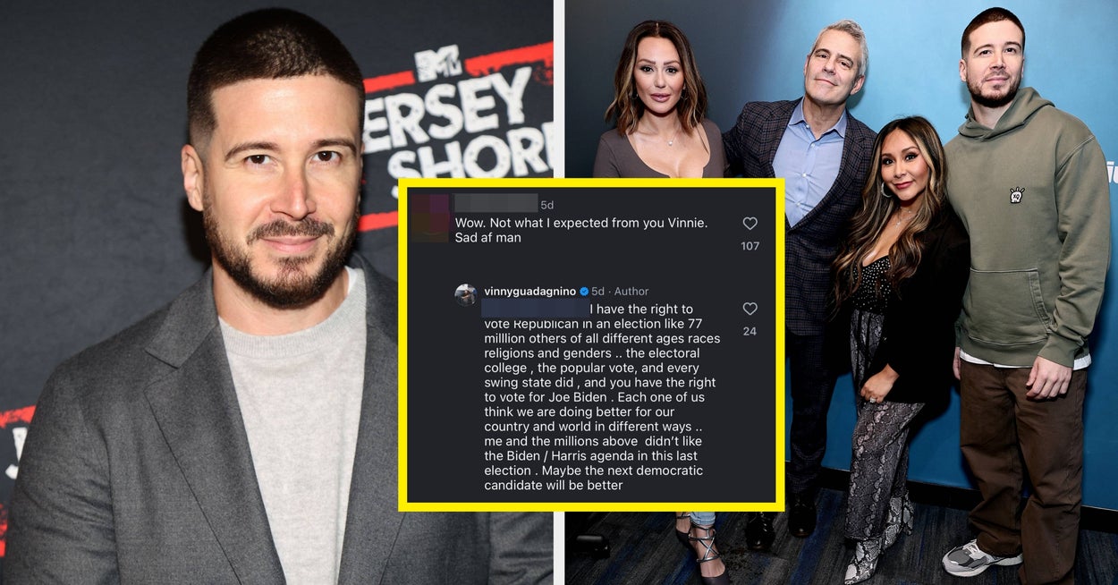 "Sad AF": People Are Turning On Vinny Guadagnino After He Defended ICE Following Recent Killings