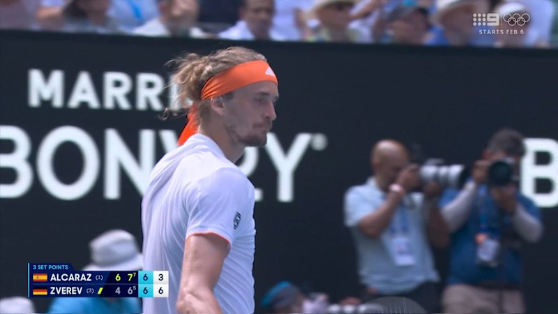 Alcaraz drops first set of tournament