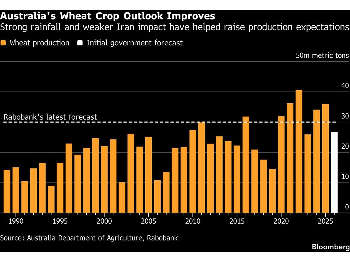Australian Wheat Crop Rebounds at Crucial Time for Global Supply