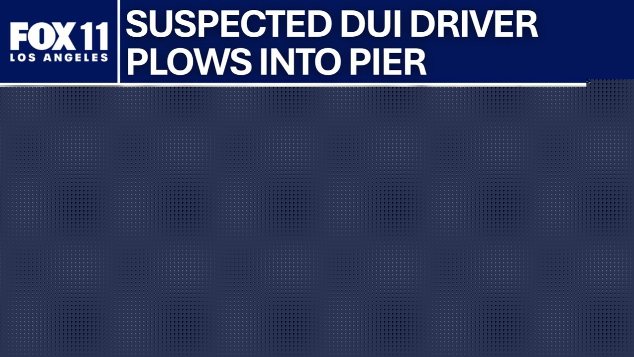 Suspected DUI driver plows through Venice Beach Pier