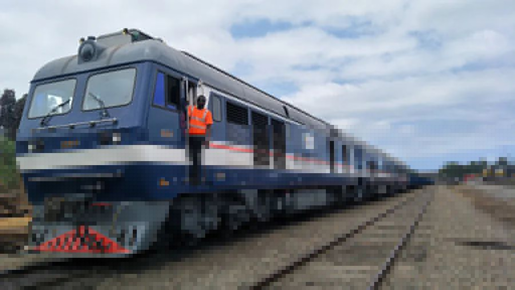 Locomotives for Gabon under construction