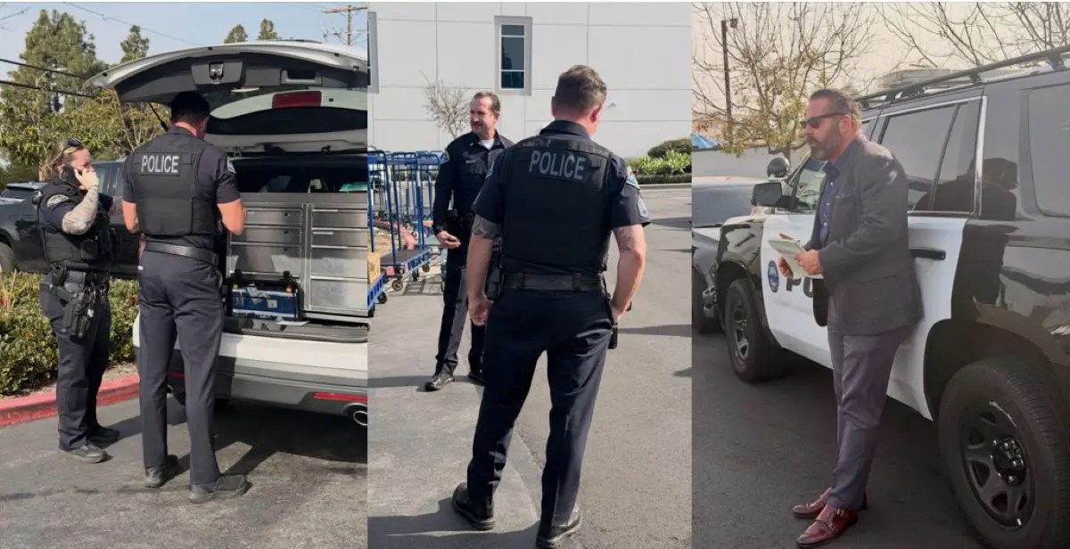 Coastal O.C. burglary suspects arrested after crashing into a police car