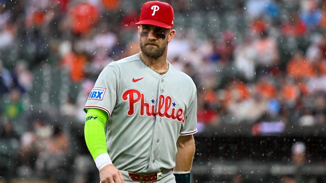 Bryce Harper Jokes Playing Right Field on Road Will 'Suck' After Phillies Trade for Luis Arraez