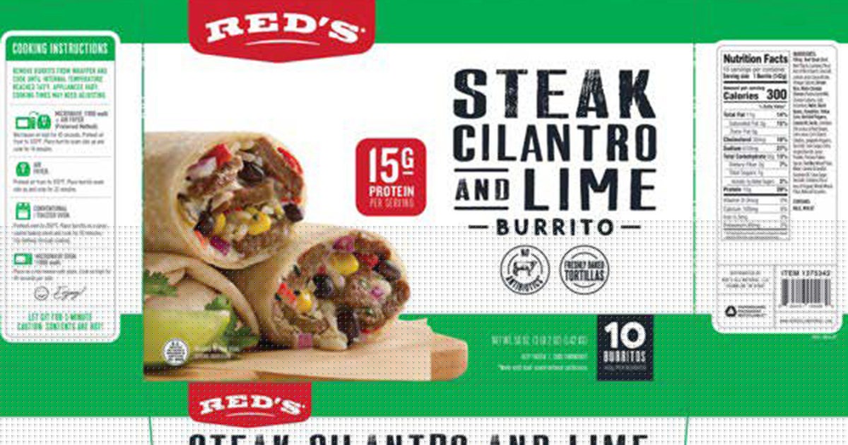 Frozen burritos sold by Costco mislabeled, spurring public health alert