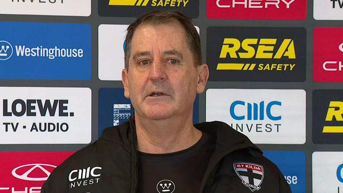 St Kilda coach Ross Lyon takes full responsibility for team’s struggles: ‘Don’t say we’re coaching great’