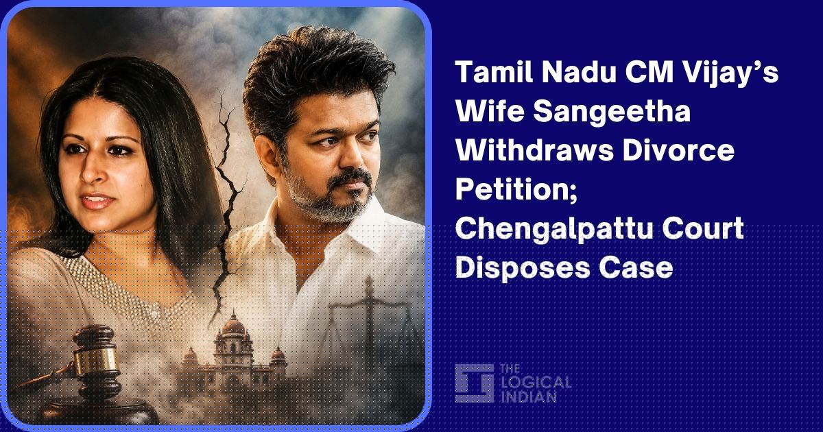 Tamil Nadu CM Vijay’s Wife Sangeetha Withdraws Divorce Petition; Chengalpattu Court Disposes Case