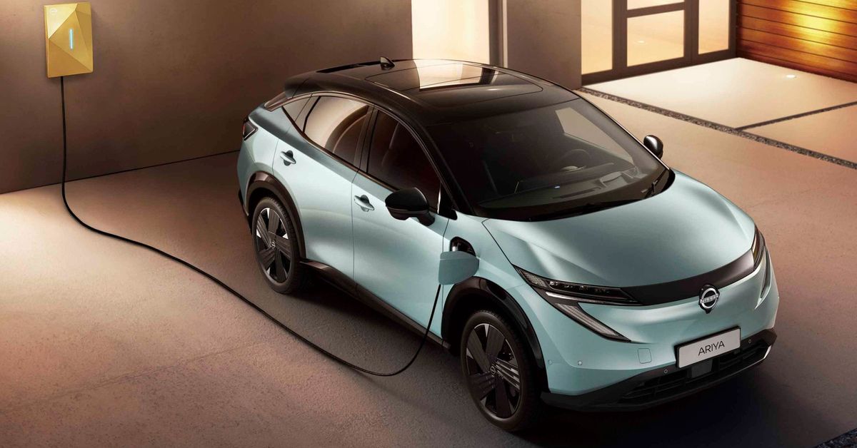 El Nissan Ariya estrena la función V2L en su actualización para 2026