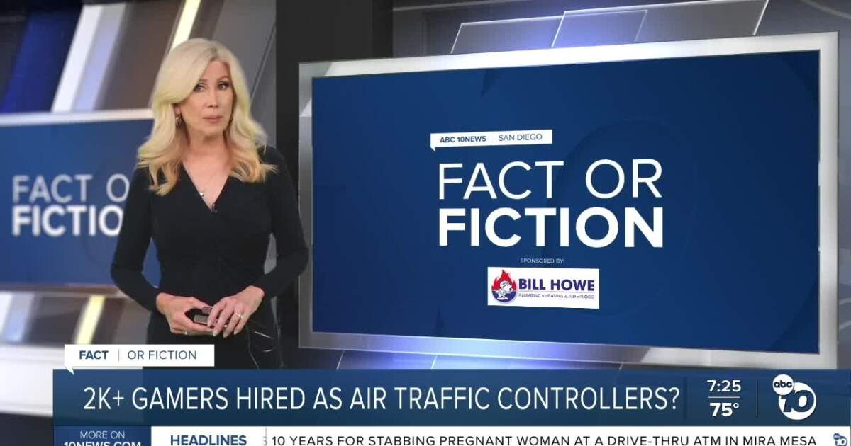 Fact or Fiction: FAA hires more than 2,000 gamers to be air traffic controllers?