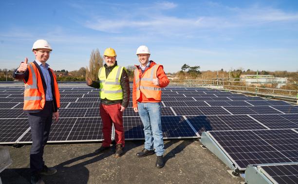 Solar panels power major carbon savings at Watford Leisure Centre