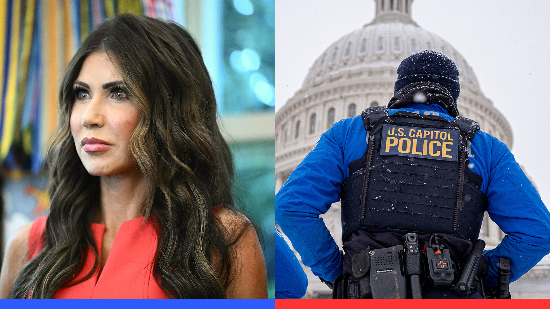 Noem to testify on immigration enforcement efforts; Capitol Police report spike in lawmaker threats