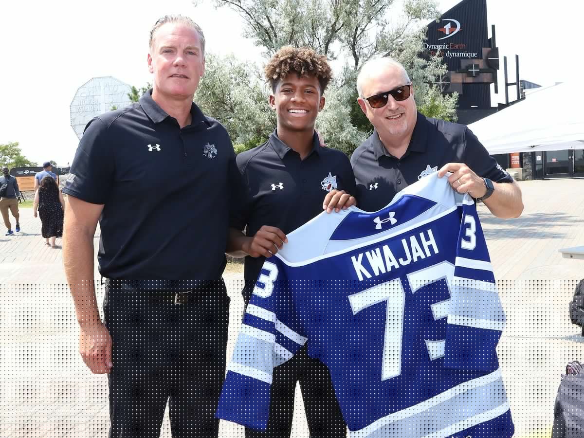 OHL first-rounder Kash Kwajah signs with Sudbury Wolves