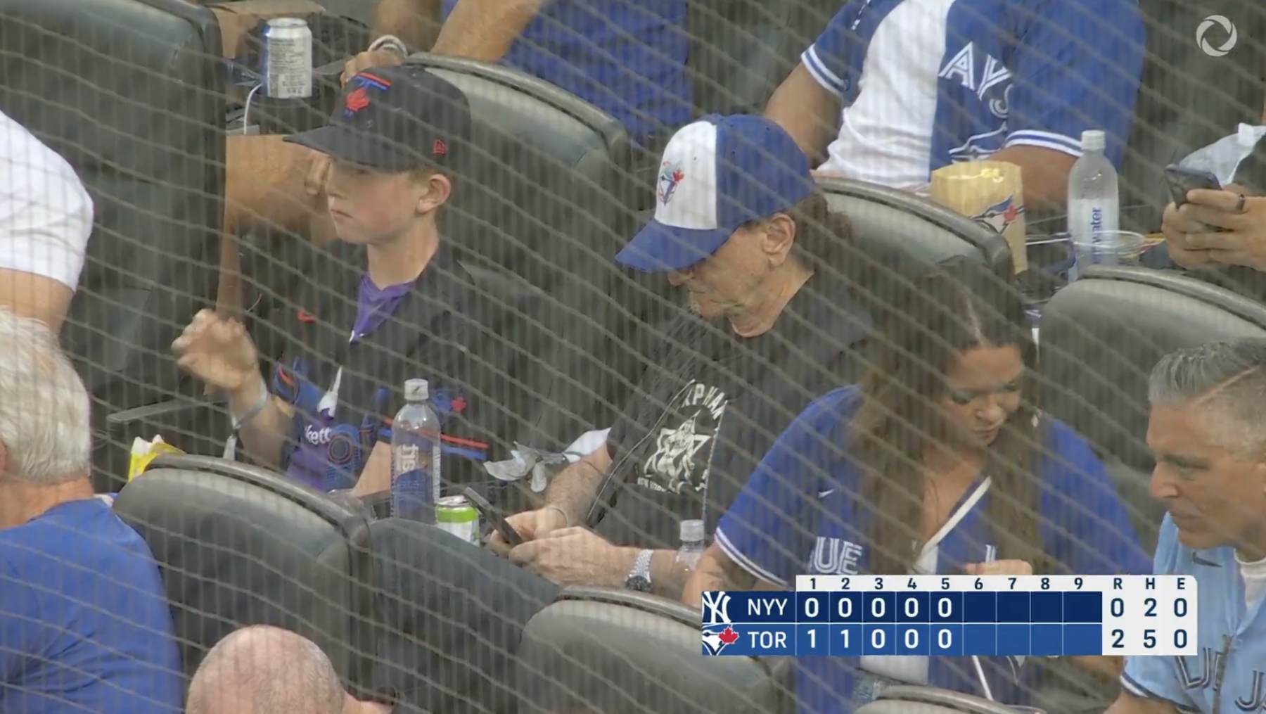 Geddy Lee hypes up the Toronto Blue Jays at Game 1 of the ALDS in Toronto in new video