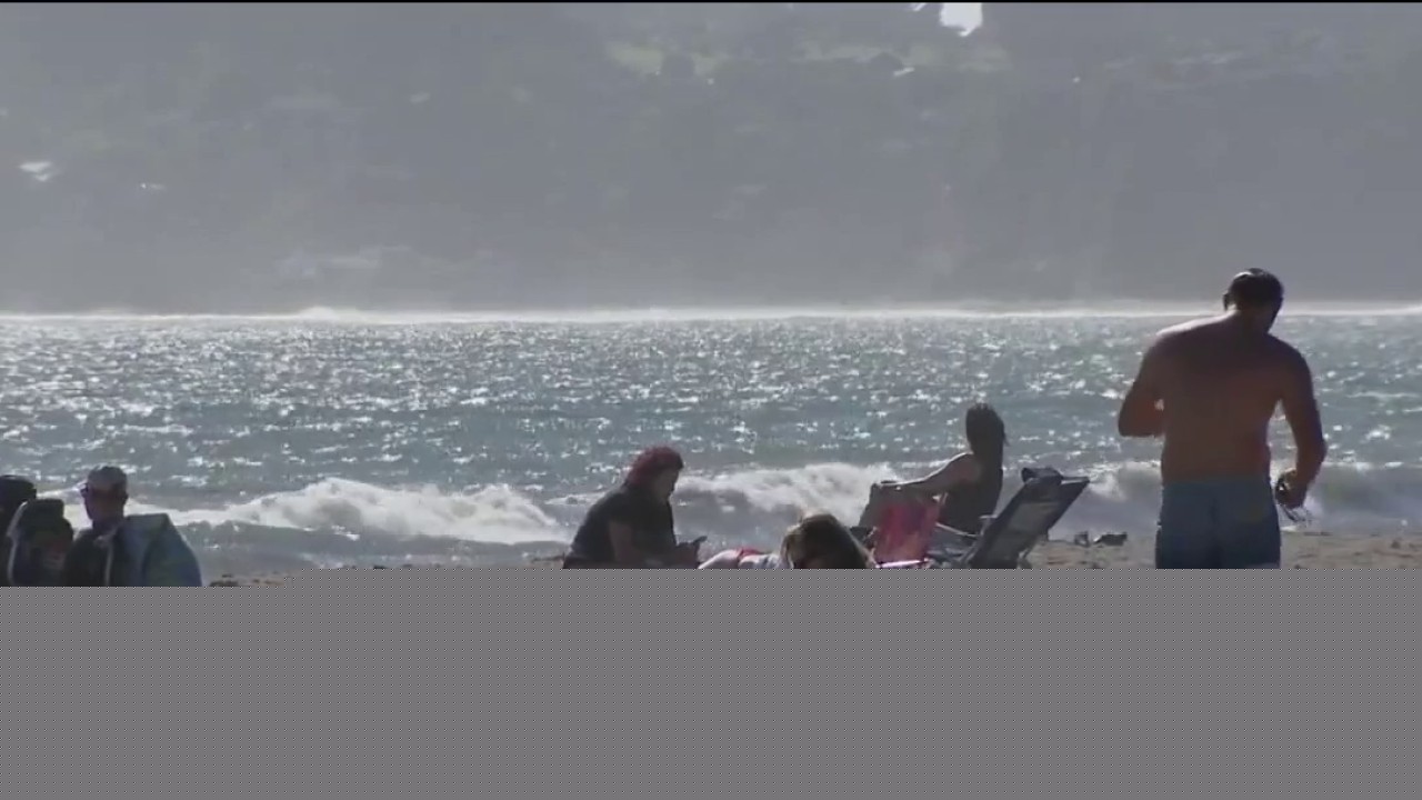 Escaping the heat at Bay Area beaches