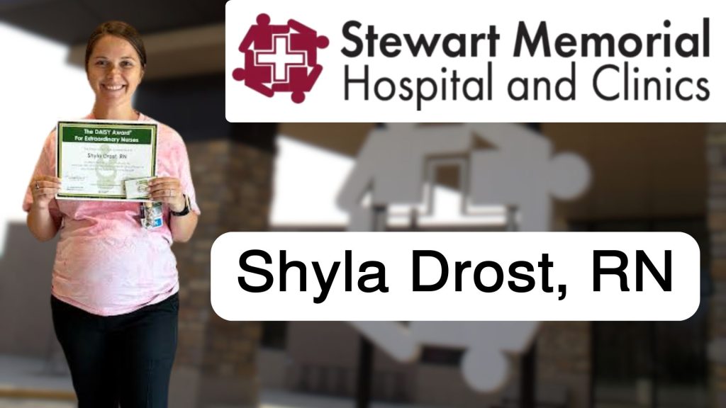 Stewart Memorial Nurse Shyla Drost Earns DAISY Award For Helping Patient Celebrate 71st Wedding Anniversary While Receiving Care