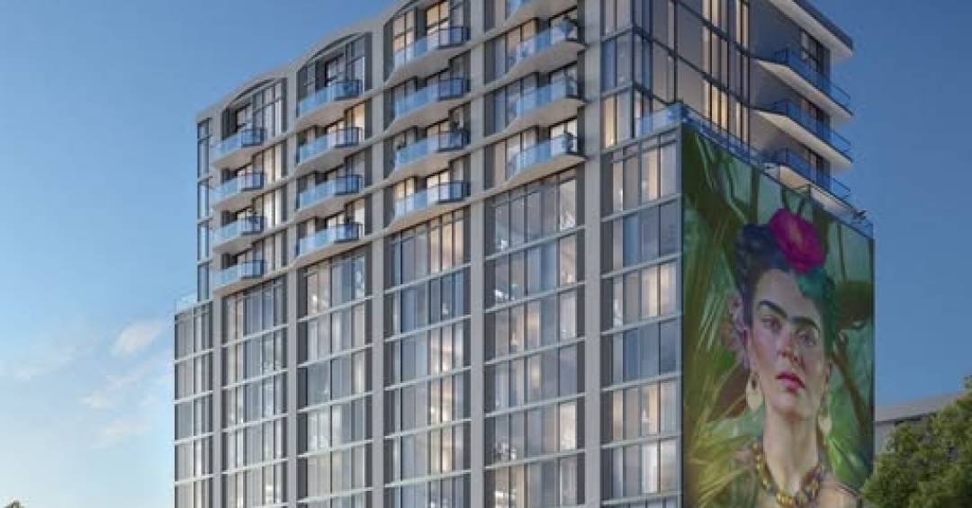 O primeiro edifício residencial inspirado na artista mexicana Frida Kahlo