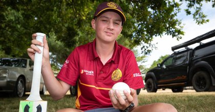 'Respect the good ball': the disciplined mindset behind 14-year-old's rise