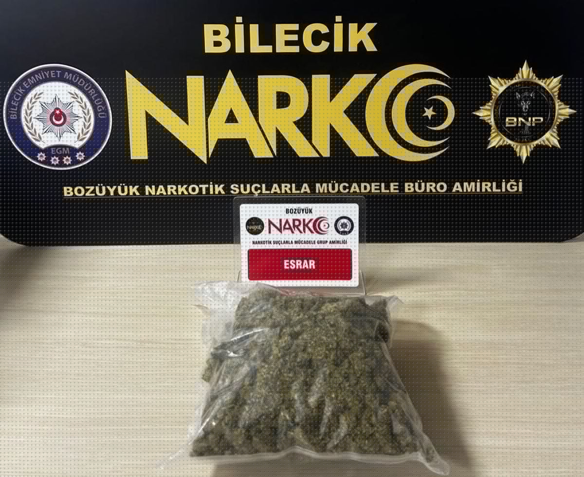 Bilecik'te Uyuşturucu Operasyonu: 2 Gözaltı